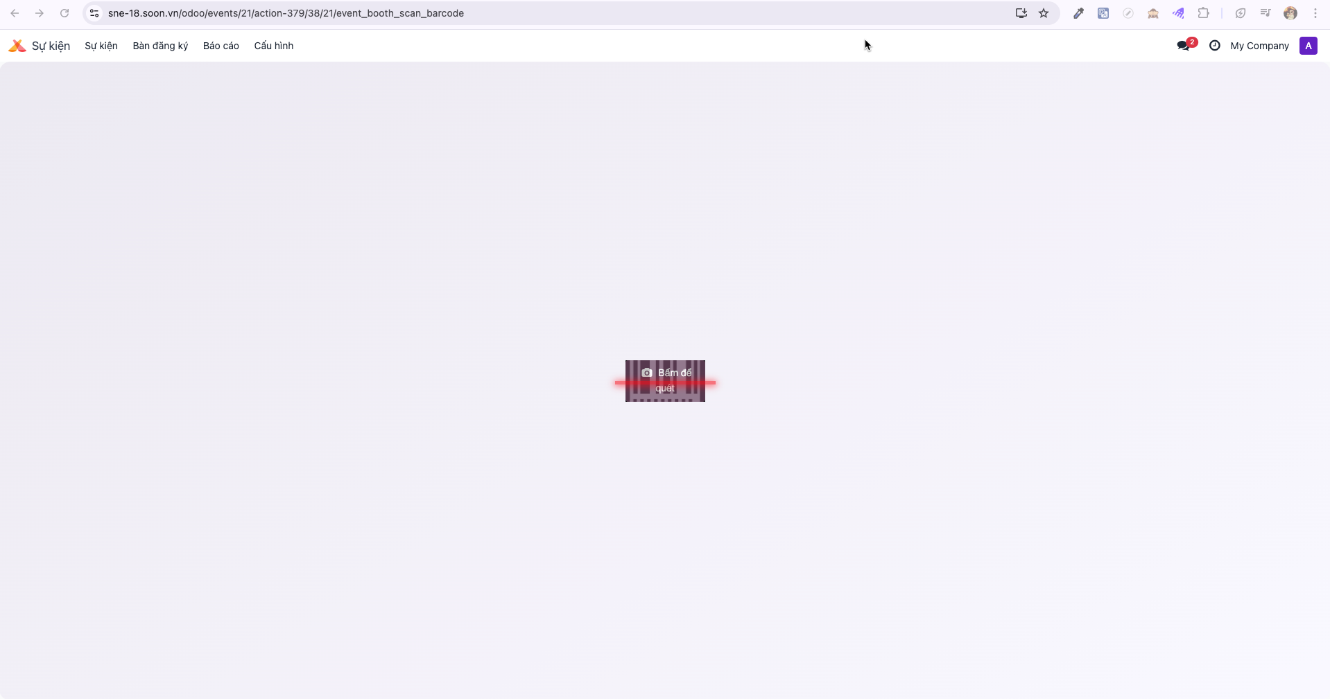 Barcode scanning prompt