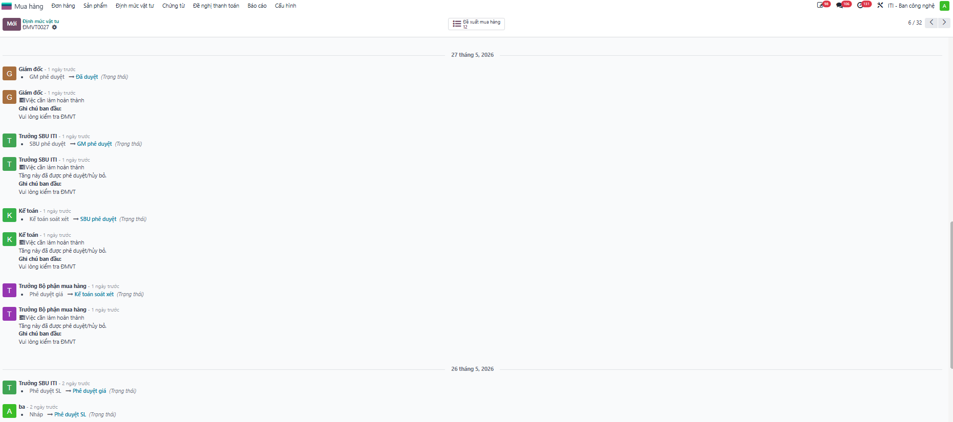 Quota status transitioning to pending approval