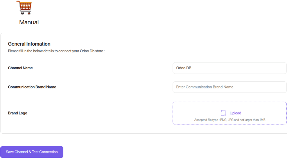Create a sales channel.