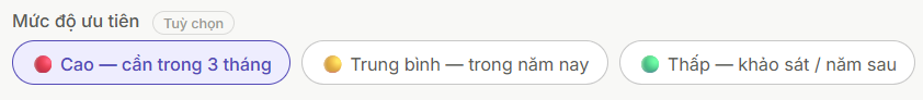 Choices with icon selection
