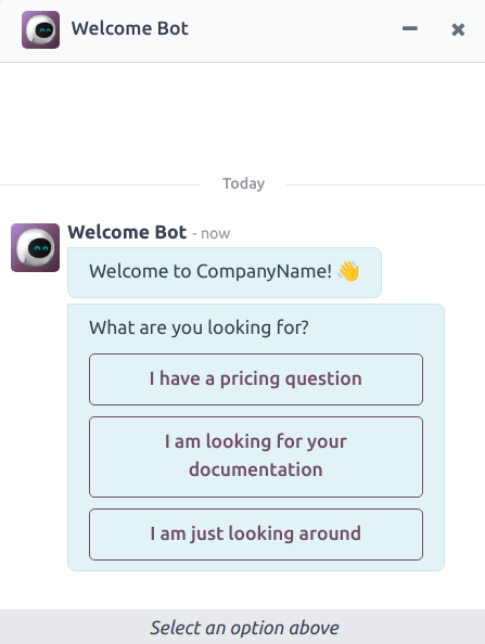 Xem cửa sổ trò chuyện với phiếu hỗ trợ được tạo trong Odoo Live Chat.
