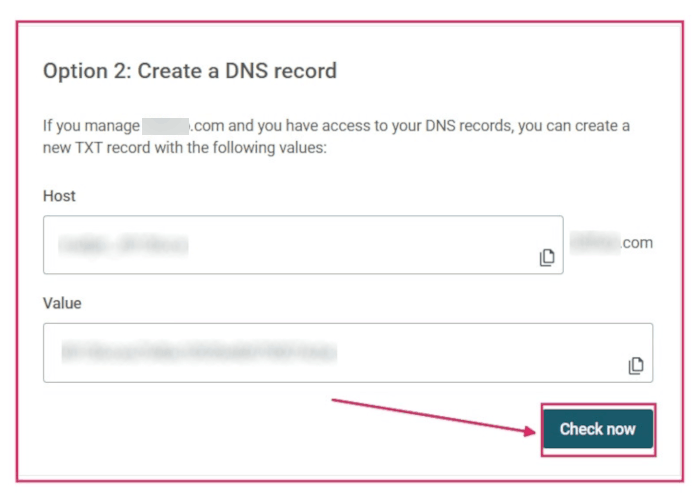 Kiểm tra bản ghi DNS trong Mailjet.