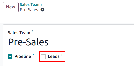 Menu lead trên ứng dụng CRM.
