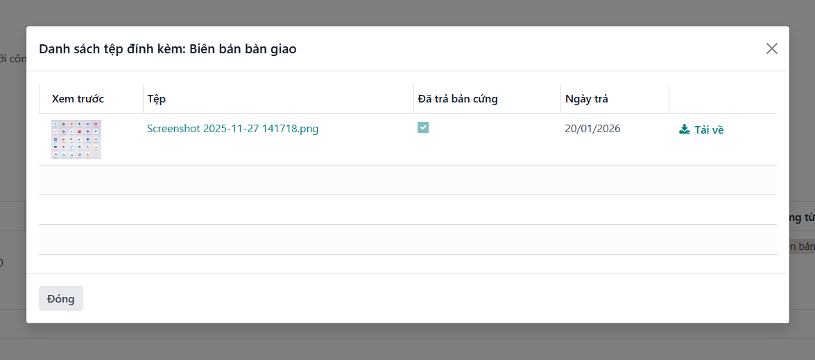 High-resolution preview of attached receipt image