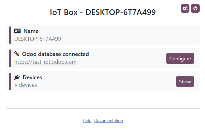 Trang chủ của Windows virtual IoT