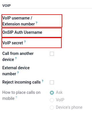 Tích hợp người dùng Axivox trong tùy chọn người dùng Odoo.
