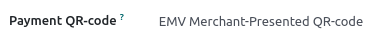 Chọn tùy chọn mã QR trình bày bởi nhà bán hàng EMV